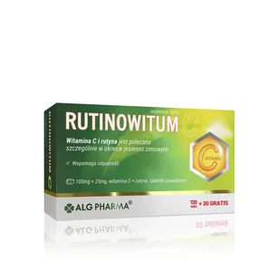 ALG PHARMA RUTINOWITUM C 150 tabletek 3380941 - Przeziębienie i grypa - miniaturka - grafika 1
