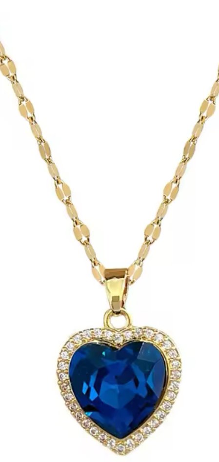 Naszyjnik wisiorek Serce Heart Serduszko granaotwe prezent streetwear Y2K