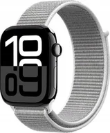 Akcesoria do smartwatchy - Pasek sportowy Crong Nylon do Apple Watch 44/45/46/49 mm Silver Grey - Gwarancja bezpieczeństwa. Proste raty. Bezpłatna wysyłka od 170 zł. - miniaturka - grafika 1