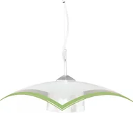 Lampy sufitowe - Lampa wisząca Lumes Biało-zielona lampa wisząca do kuchni - S564-Kilma - miniaturka - grafika 1