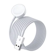 Ładowarki do telefonów - Ładowarka bezprzewodowa Choetech do Apple Watch USB-A (biała) - miniaturka - grafika 1