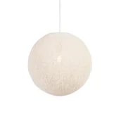 Lampy sufitowe - QAZQA Inteligentna lampa wisząca biała 45 cm z WiFi A60 - Corda - miniaturka - grafika 1