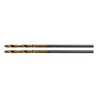 Wiertła - Yato WIERTŁO DO METALU HSS-TiN 1 MM - 2 SZT YT-44630 - miniaturka - grafika 1
