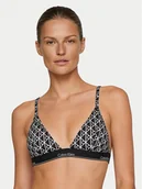 Stroje kąpielowe - Calvin Klein Swimwear Góra od bikini LV00Q61208 Czarny - miniaturka - grafika 1