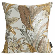 Poszewki na poduszki - Poszewka 40 x 40 Dekoracyjna Adel Biały+Srebrny - miniaturka - grafika 1