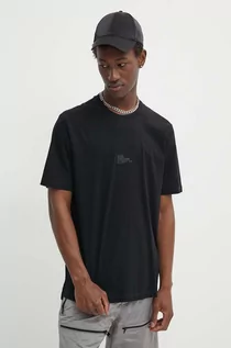 Koszulki męskie - Diesel t-shirt bawełniany T-MUST-SLITS-N2 męski kolor czarny gładki A13238.0QANW - grafika 1