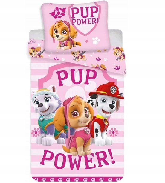 Pościel Dziecięca 100x135 Psi Patrol Skye Everest Do Łóżeczka Bawełniana