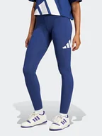 Spodnie sportowe damskie - adidas Legginsy funkcyjne w kolorze granatowym - miniaturka - grafika 1