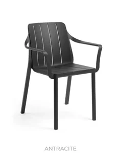 Krzesło Tiberina Armchair Nardi - Antracite - Krzesła - miniaturka - grafika 1