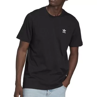 Koszulki sportowe męskie - Koszulka adidas Originals Loungewear Adicolor Essentials Trefoil Tee GN3416 - czarna - Adidas - grafika 1