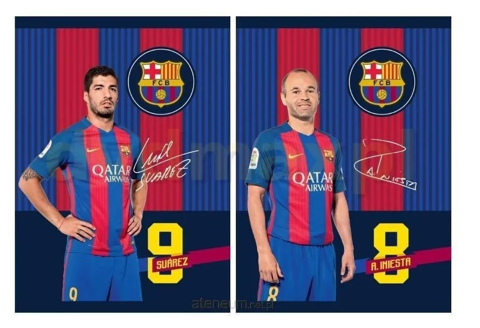 Zeszyt A5 w linie FC Barcelona 60 kartek 10 sztuk ASTRA