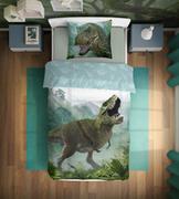 Pościel dla dzieci - Faro Pościel Młodzieżowa 140x200 Trex Dinozaur - miniaturka - grafika 1