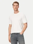 Koszulki męskie - Calvin Klein T-Shirt LV04LF243G Biały Regular Fit - miniaturka - grafika 1