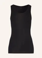 Koszulki i topy damskie - Schiesser Top Pure Rib schwarz - SCHIESSER - miniaturka - grafika 1
