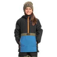 Kurtki narciarskie - Dziecięca Kurtka ocieplana QUIKSILVER STEEZE YOUTH JK B SNJT KVJ0 EQBTJ03163-KVJ0 – Czarny - miniaturka - grafika 1