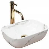 Umywalki - Rea Umywalka nablatowa REA Belinda Mini Shiny Aiax - miniaturka - grafika 1