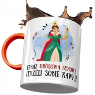 Kubki - Kubek Pomarańczowy Dla Synowej Żony Syna Prezent z Nadrukiem ze Zdjęciem + Opakowanie na prezent (wzór 02) - miniaturka - grafika 1