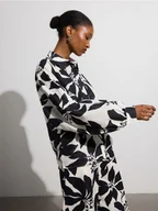 Moda i Uroda OUTLET - Reserved - Bawełniana koszula ze wzorem - wielobarwny - miniaturka - grafika 1