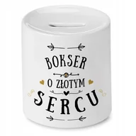 Skarbonki - Dla Boksera Skarbonka na Urodziny Prezent z Nadrukiem ze Zdjęciem - miniaturka - grafika 1