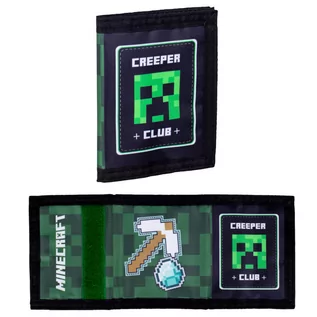 Portfele - Portfel portfelik MINECRAFT Creeper 25x11cm ASTRA - grafika 1