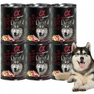Mokra karma dla psów - ALPHA SPIRIT Bezzbożowa JAGNIĘCINA z Gruszką ZESTAW 6x 400g - miniaturka - grafika 1