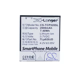 TCL P520L / TLp020JD 2000mAh 7.40Wh Li-Ion 3.7V (Cameron Sino) - Baterie do telefonów - miniaturka - grafika 1