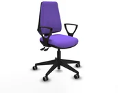 Fotele i krzesła biurowe - Krzesło Biurowe Piqueras y Crespo BFN066G Liliowy - miniaturka - grafika 1