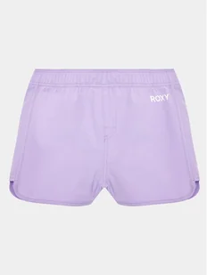 Roxy Szorty plażowe ERGBS03107 Fioletowy Regular Fit - Spodenki damskie - miniaturka - grafika 1