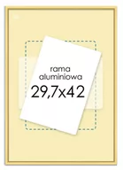 Ramki na zdjęcia - Złota rama aluminiowa 29,7x42 cm 29,7x42 cm - miniaturka - grafika 1