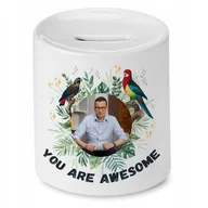 Skarbonki - Skarbonka Mateusz Morawiecki na Urodziny Prezent z Nadrukiem ze Zdjęciem - miniaturka - grafika 1