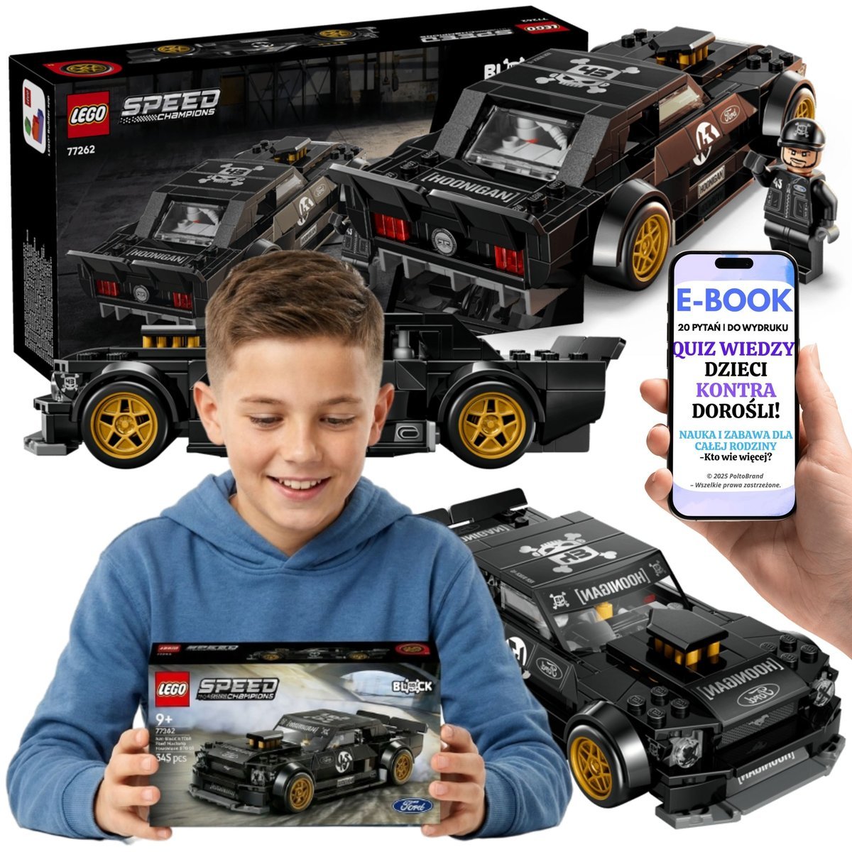 LEGO Speed Champions Mustang Hoonicorn 77262 Auto Wyścigowe + E-BOOK-2