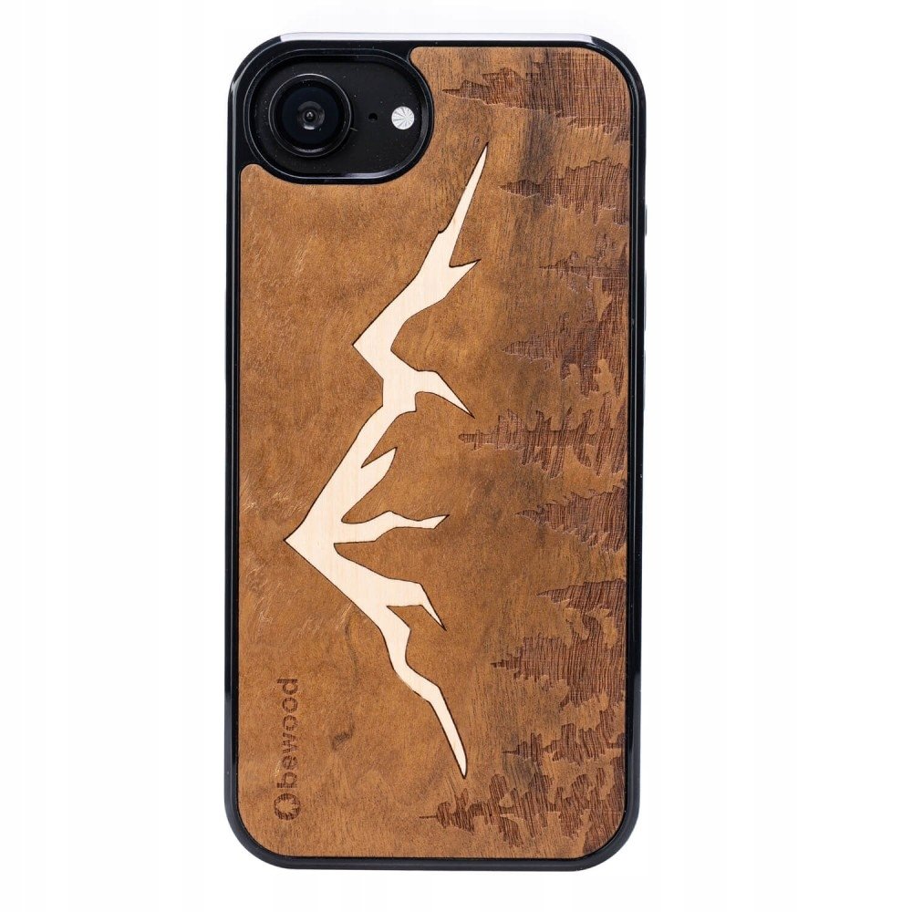Bewood Drewniane etui do iPhone 16e, Góry Imbuia