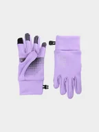Rękawiczki dla dzieci - 4F Rękawiczki dzianinowe Touch Screen dziecięce - fioletowe L/XL - miniaturka - grafika 1