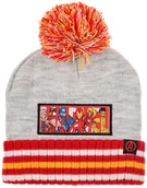 Czapki damskie - Szara czapka z pomponem dla chłopców Avengers rozmiar 54 cm - miniaturka - grafika 1