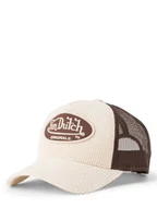 Czapki męskie - Von Dutch Czapka męska - Boston Mężczyźni beżowy|brązowy jednolity, ONE SIZE - miniaturka - grafika 1