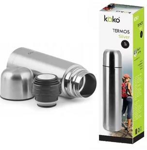 Termos ze stali nierdzewnej z kubkiem poj. 1000 ml - Termosy - miniaturka - grafika 1