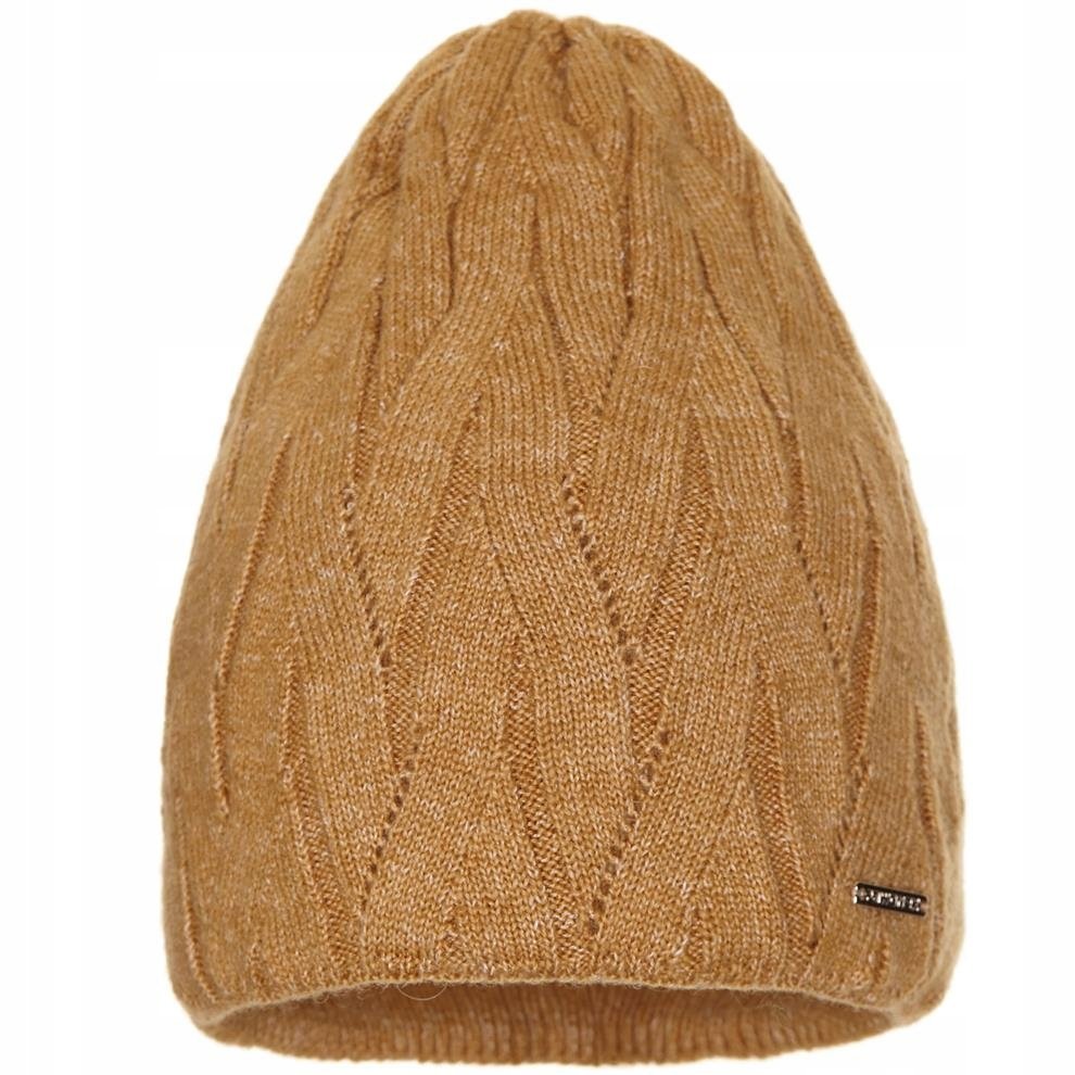 Czapka zimowa damska STACY Karmel