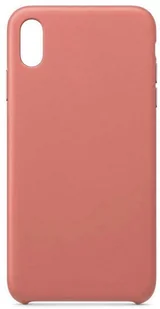 Eco Hurtel Leather skórzane etui pokrowiec ze skóry ekologicznej iPhone XS / iPhone X różowy - Różowy - Etui i futerały do telefonów - miniaturka - grafika 1