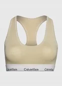 Biustonosze - CALVIN KLEIN BIUSTONOSZ MIĘKKI BEŻOWY LOGO S 2A0E1_B* S 2_0 TIA - miniaturka - grafika 1