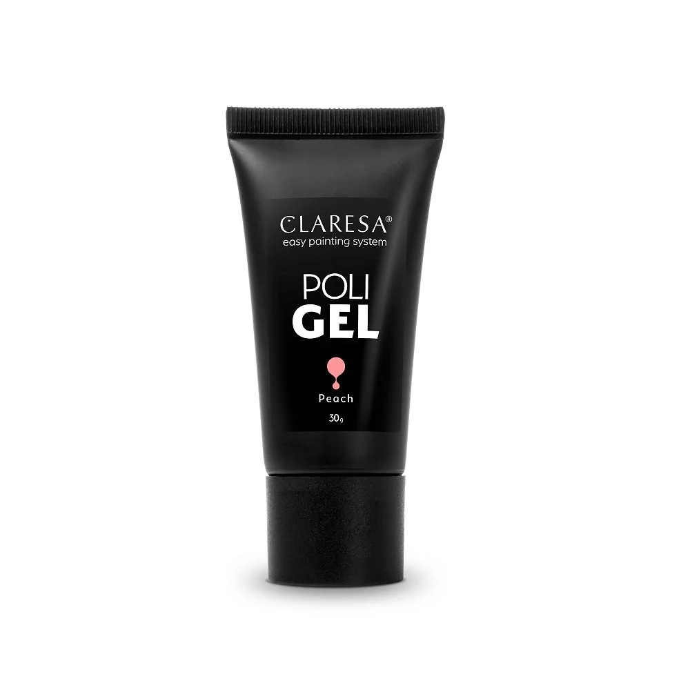 Claresa Poli Gel Peach Żel akrylożel paznokci 30g