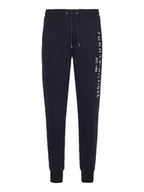 Spodnie męskie - Tommy Hilfiger, Spodnie męskie dresowe Basic Branded Sweatpants Navy Mw0Mw08388 Dw5, M - miniaturka - grafika 1