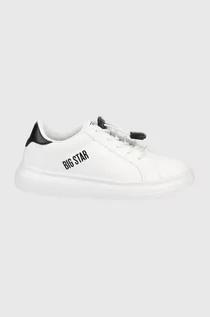 Buty dla dziewczynek - Big Star sneakersy dziecięce kolor biały - grafika 1