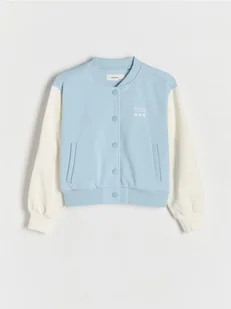 Reserved - Rozpinana bluza bomberka - jasnoniebieski - Bluzy dla dziewczynek - miniaturka - grafika 1