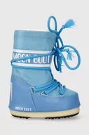 Buty dla dziewczynek - Moon Boot śniegowce dziecięce kolor niebieski - miniaturka - grafika 1