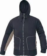 Odzież robocza - CERVA STANMORE - bluza z kapturem regulowanym za pomocą sznurka - ciemnobrązowy L - miniaturka - grafika 1