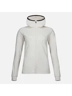 Bluzy damskie - Bluza damska Rossignol W Mid Layer Thin Fz biała S - miniaturka - grafika 1