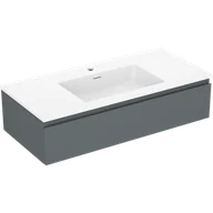 Szafki łazienkowe - Mexen Orio szafka łazienkowa 100 cm z umywalką Otis, 1 szuflada, grafit mat/biała mat - 91A10-10023-1-BF66-W18M01 - miniaturka - grafika 1