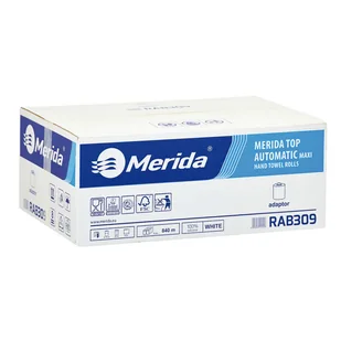 Unbekannt Merida rab309 rolka, białe ręczników papierowych (zestaw 6 szt.) RAB309 - Inne artykuły czyszczące - miniaturka - grafika 2