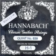 Struny gitarowe  - Hannabach Klassikgitarrensaiten (Quint-Gitarre) Satz 839MT für 4/4 Gitarre - miniaturka - grafika 1
