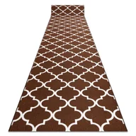 Dywany - CHODNIK PODGUMOWANY 80 cm KONICZYNA MAROKAŃSKA brąz TRELLIS 30351, 80x1250 cm - miniaturka - grafika 1